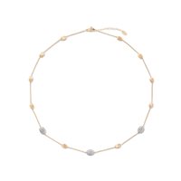 Vicenza - Piazzetta Palladio 2 - Halskette Marco Bicego Dame Siviglia in Gelbgold Diamante 0.60 Ct CB1838-E-B - CB1838-E-B
